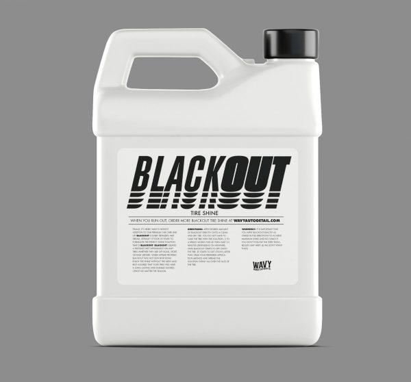 BlackOUT – Gallon label (proof display)